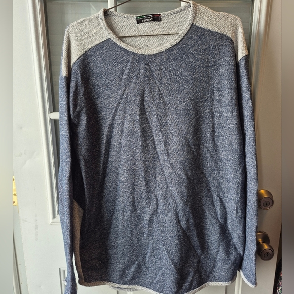 Simons Sweaters - Simons Women's Blue and Gray Sweater